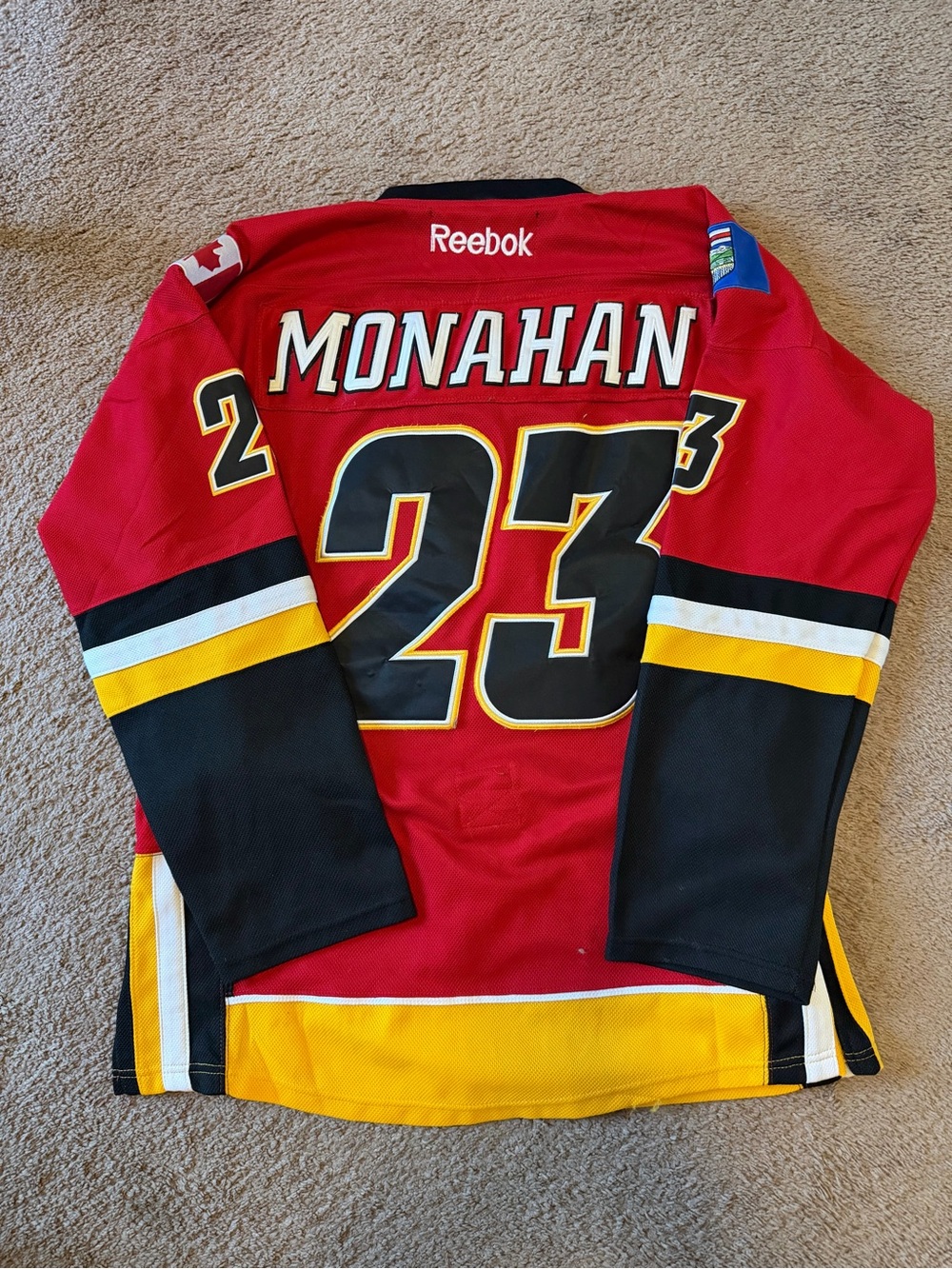Calgary Flames #23 Sean Monahan Alternate Reebok